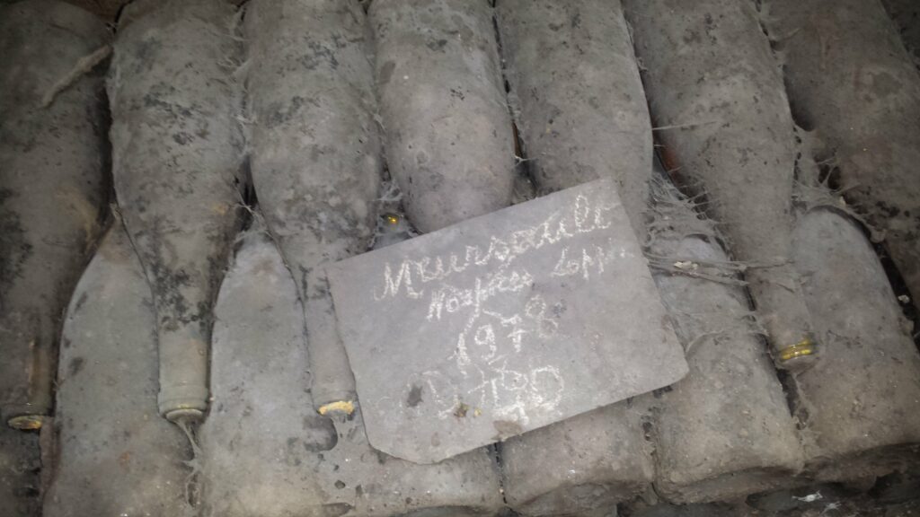 Oude flessen Bourgogne