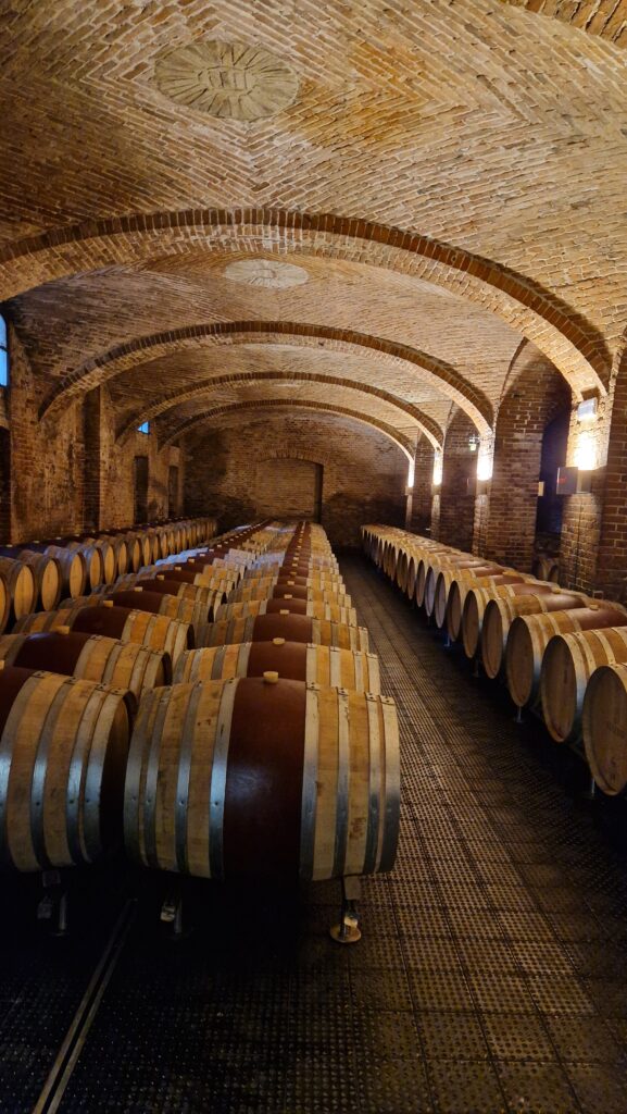 Vaten Barolo en Barbaresco in Piemonte, Italie